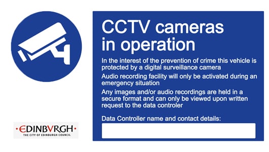 How do I request CCTV footage Edinburgh, UK?